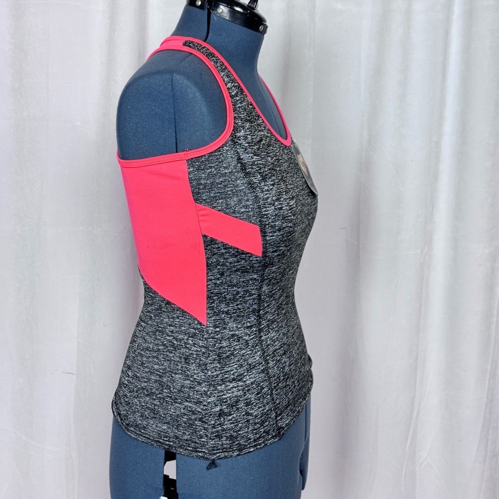 Ruby Rd. Gray and Pink Tank Top - Picture 5 of 12